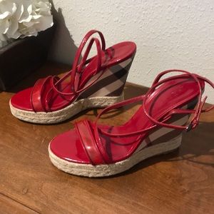Burberry Wedge Sandal